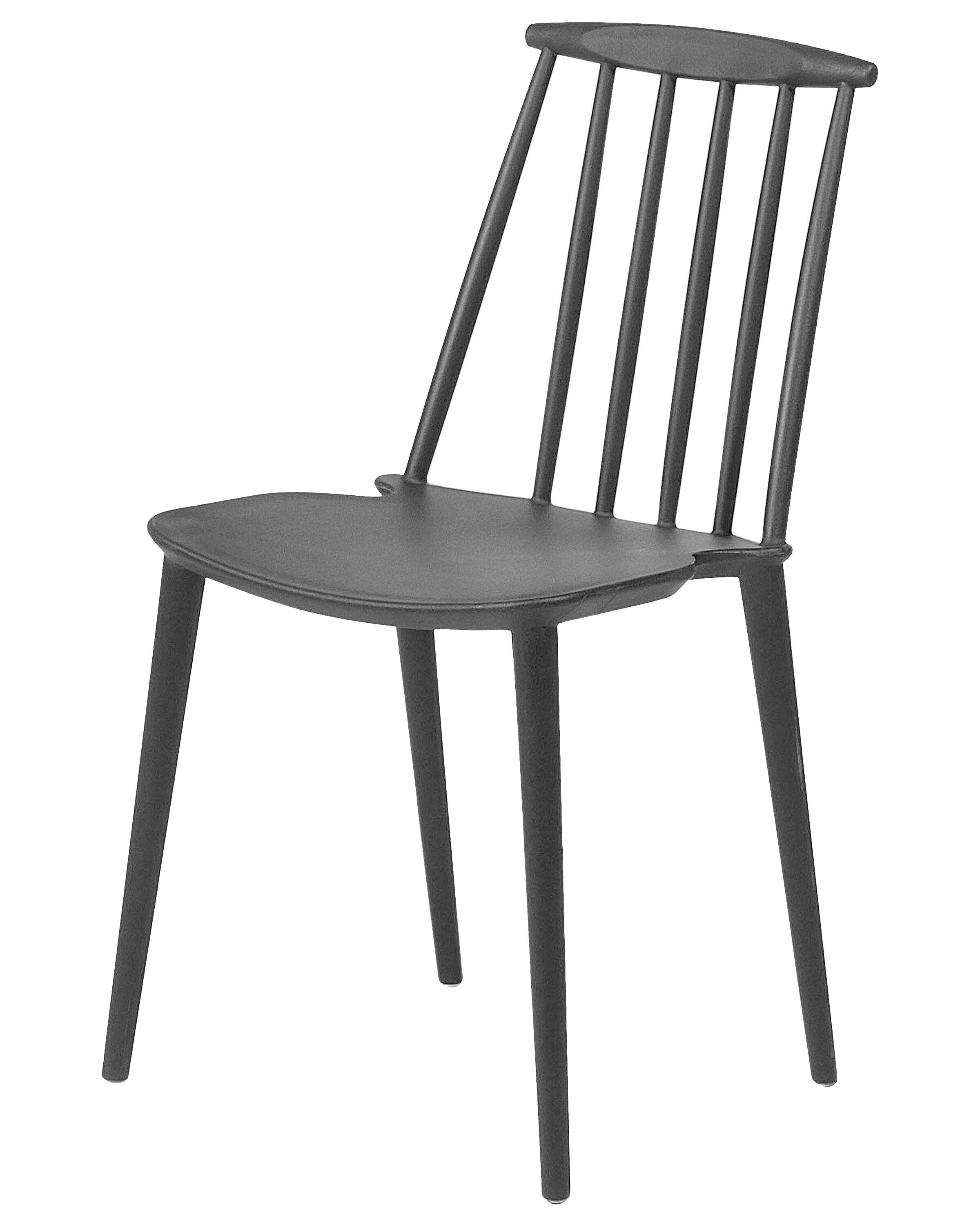 Set van 2 eetkamerstoelen VENTNOR Zwart