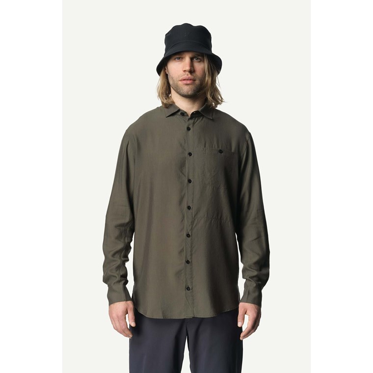 Houdini M's Tree LongsleeveShirt Dawn Green