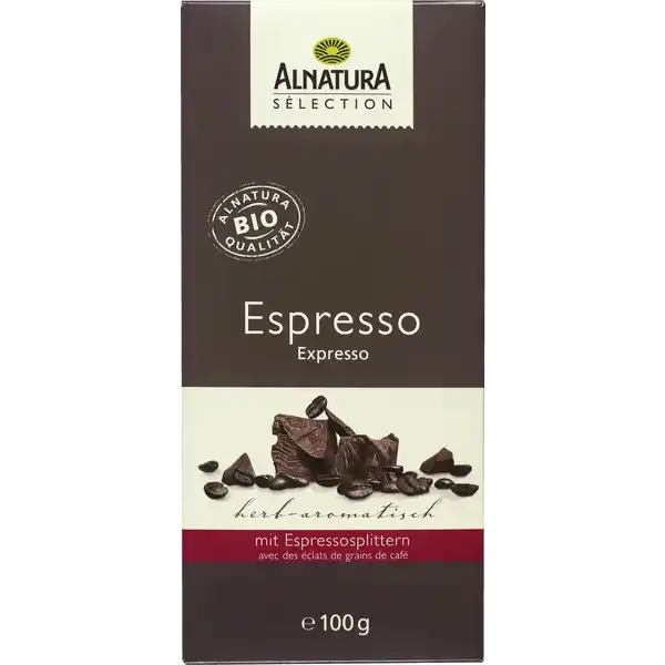 Bio Sélection Espresso Schokolade