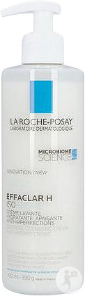 La Roche Posay Effaclar H Iso-Biome Crème Lavante-Hydratante Flacon Pompe 390ml