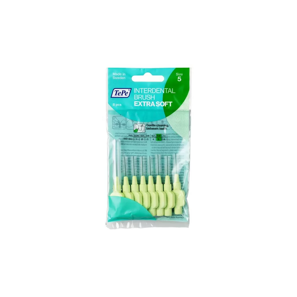 TePe Mellemrumsbørste x-blød 0,8 mm - 8 stk