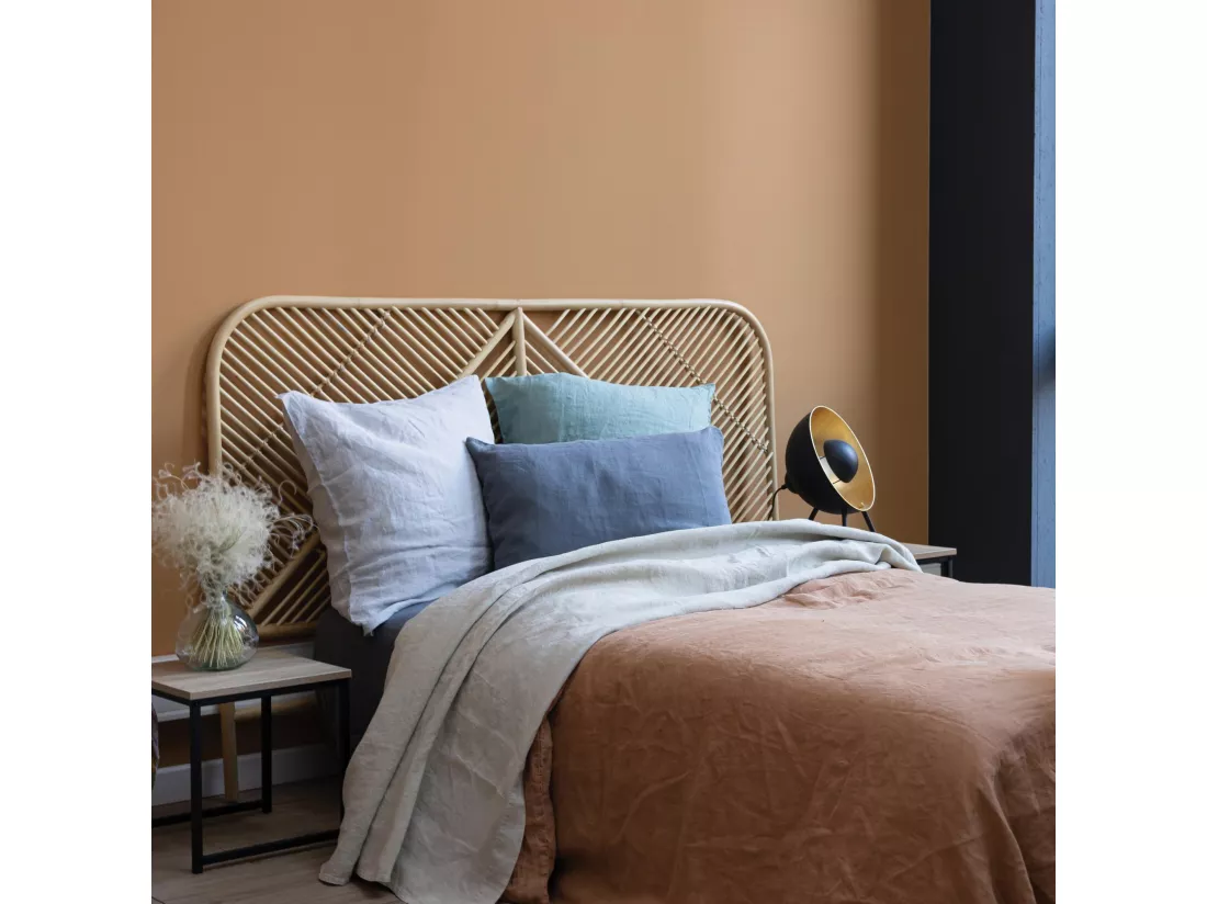 Drap plat Kala blanc 240 x 300 cm Vivaraise