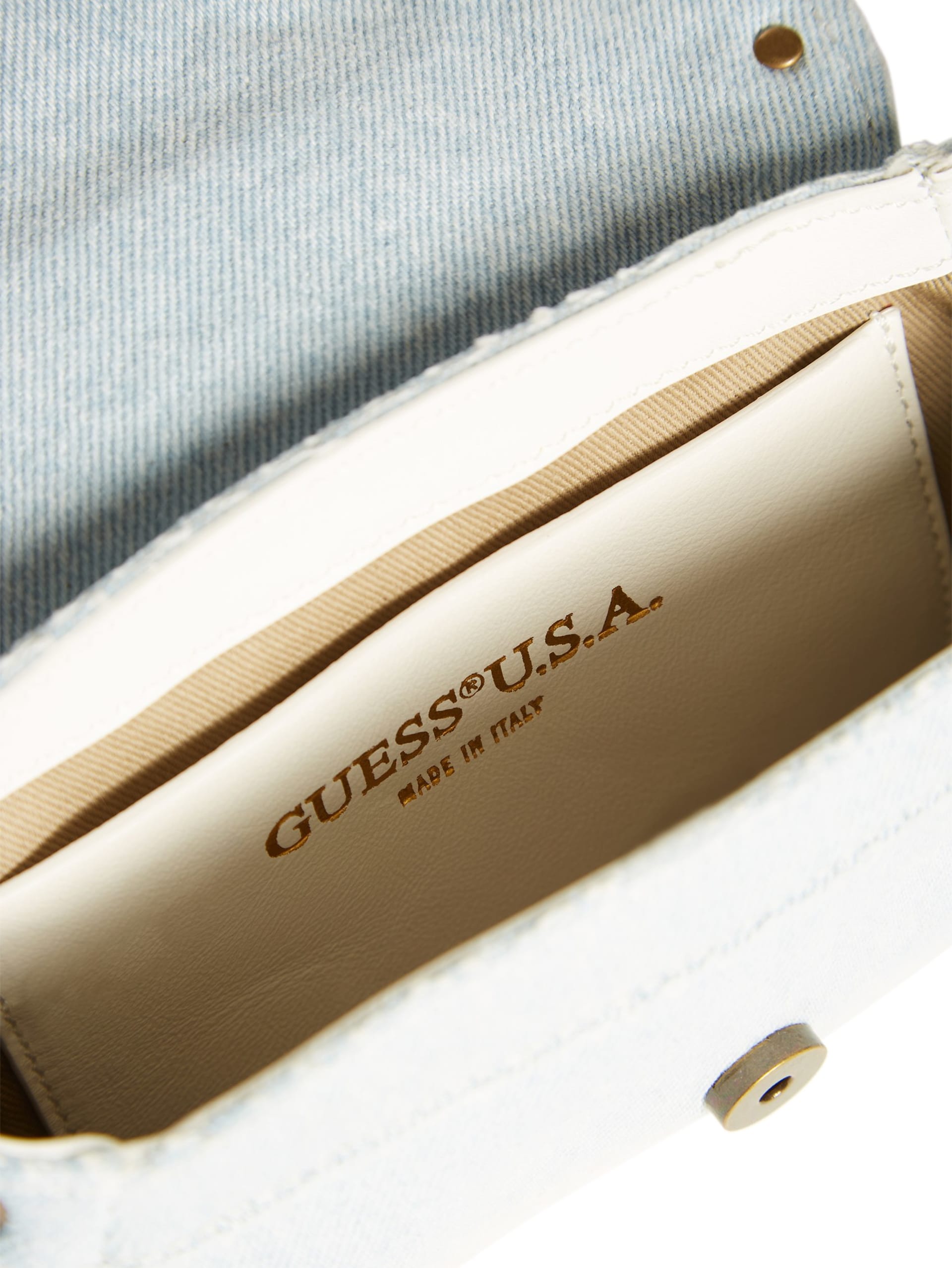 Bolsa de ombro mini em jeans