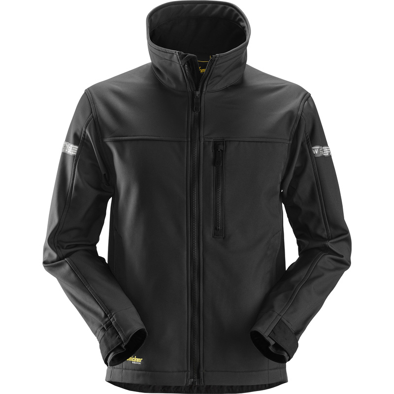Snickers softshell jack 1200 S zwart*