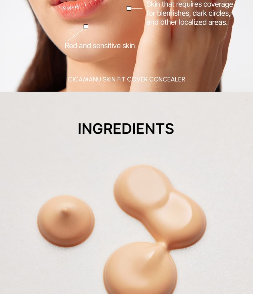 Parnell - Cicamanu Skinfit Cover Concealer - 2 kleuren