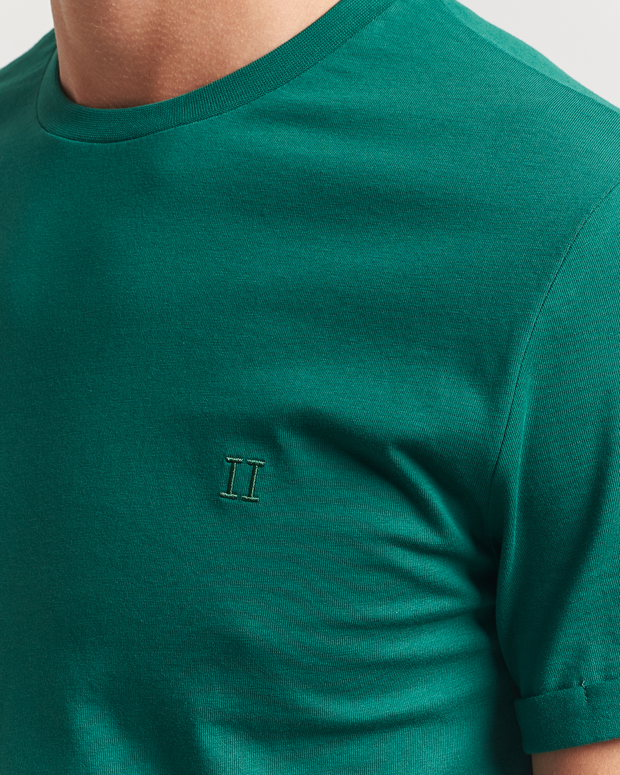 Les Deux Norregaard Contrast T-Shirt Evergreen