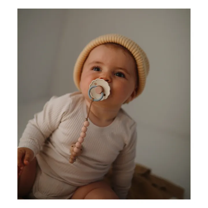 Mushie Attache-tétine Eva | Blush
