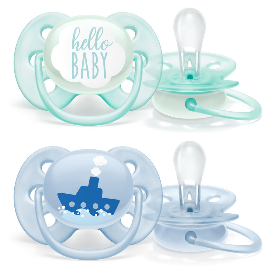 Philips Avent Ultra Soft 0-6m Green/Blue