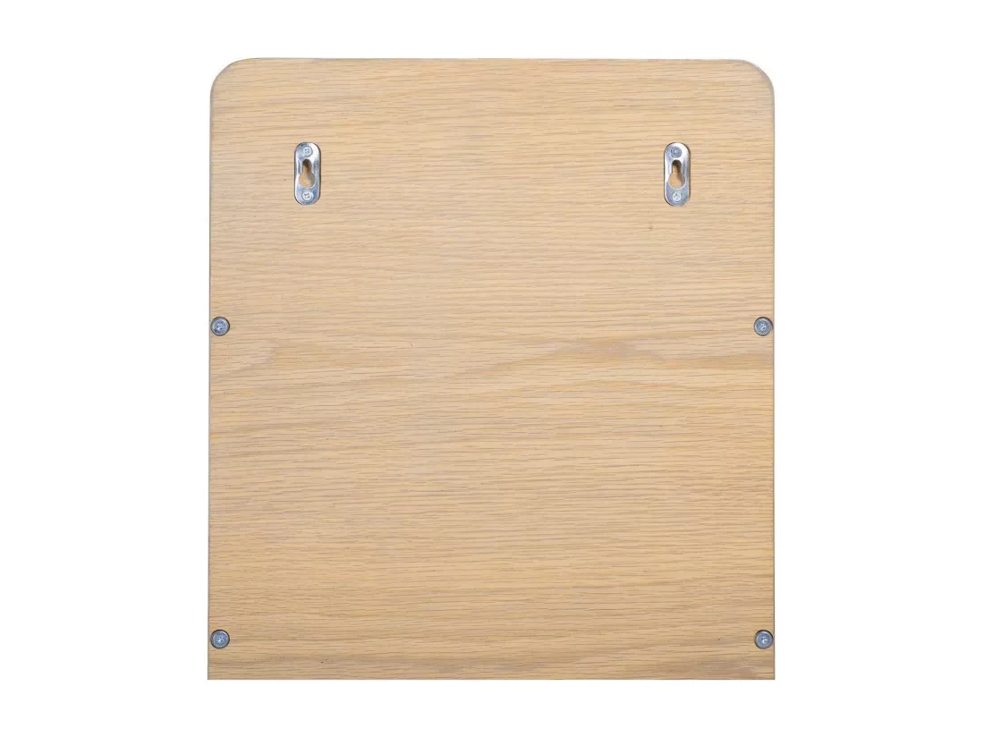 Colonne extra plate étagères et porte-serviette chêne 40x170 cm SAVANE