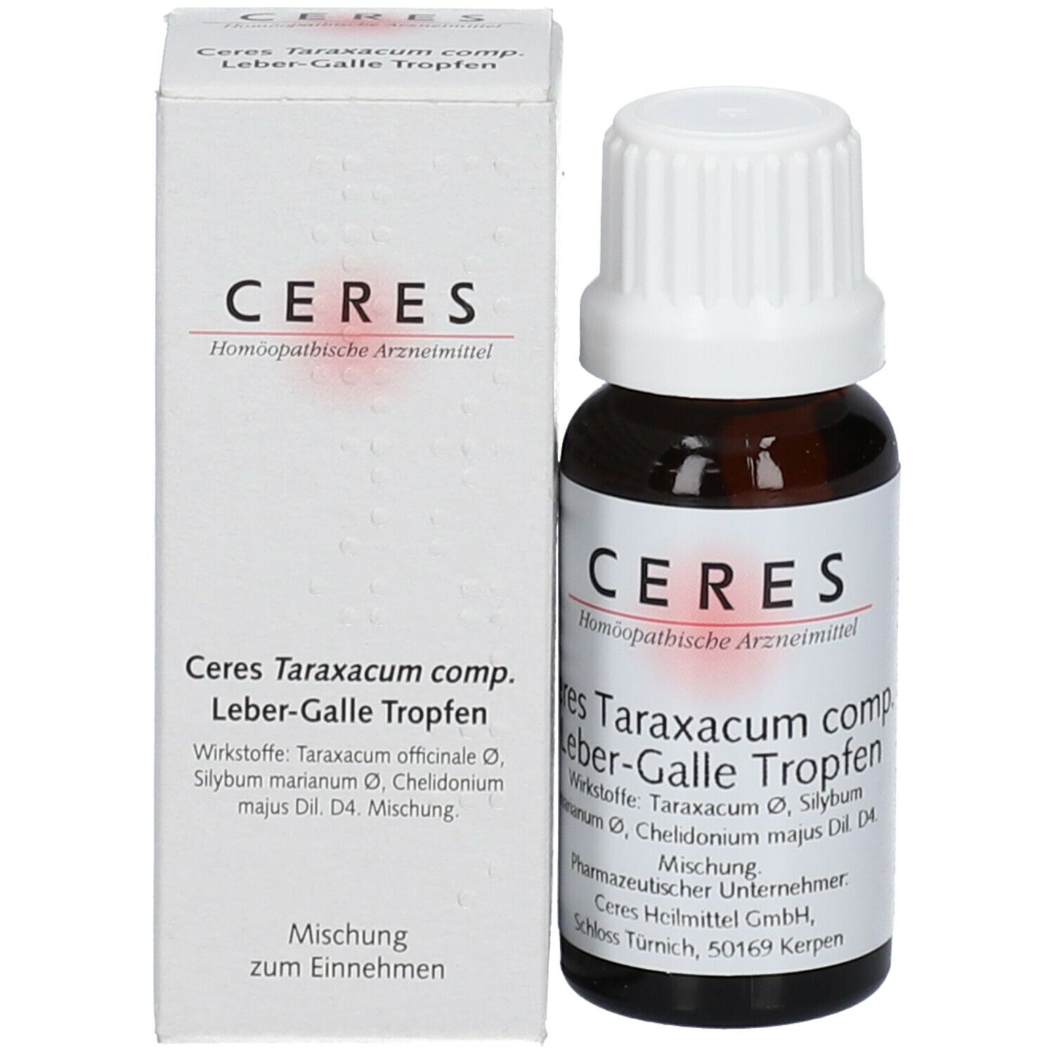 CERES Taraxacum comp. Leber-Galle Tropfen