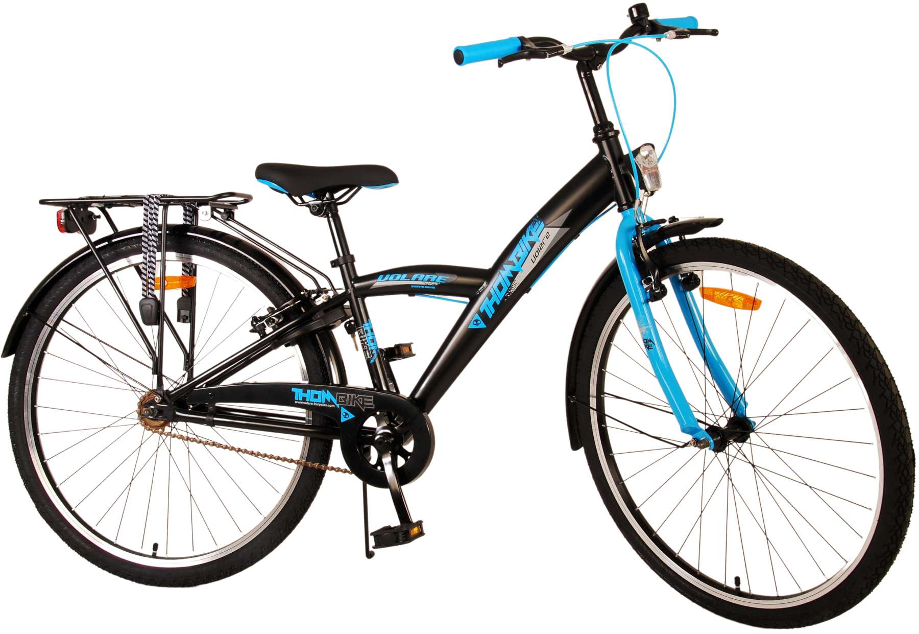 TPFSports Thombike Kinderfahrrad - Jungen - 26 Zoll - Rücktritt + Handbremse - Blau
