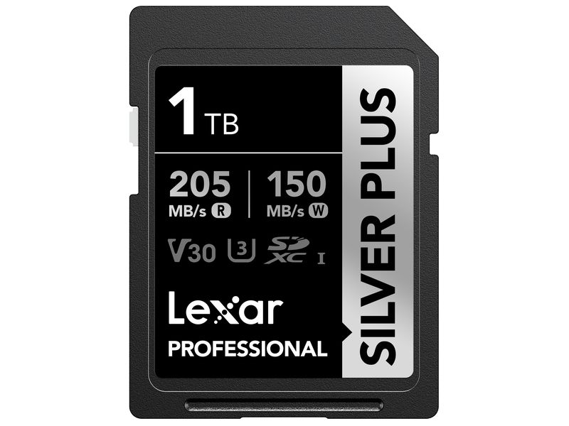 Lexar SDXC-Karte Silver Plus 1000 GB Professionelle SDXC UHS-I-Karte