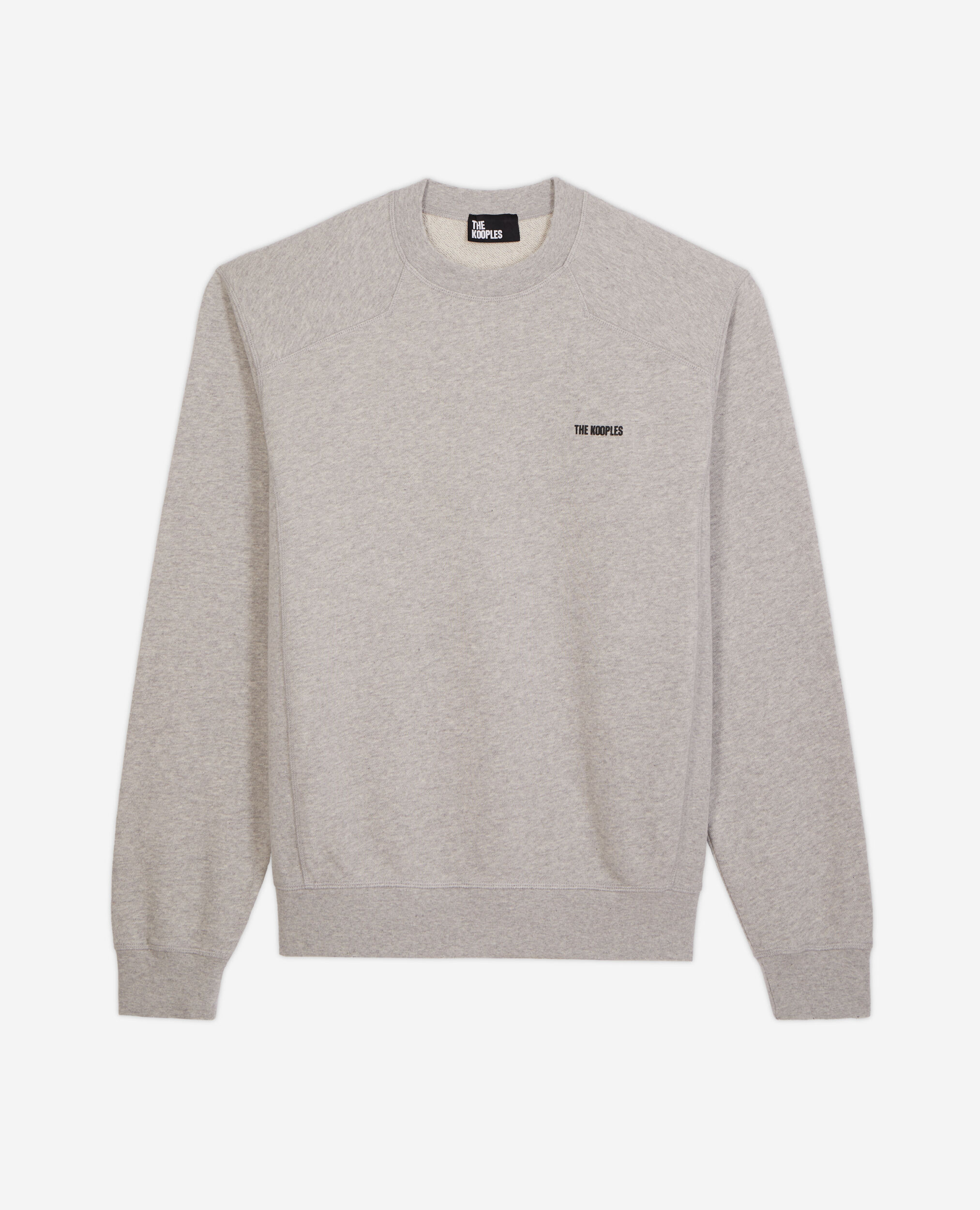 Sweatshirt gris clair avec logo