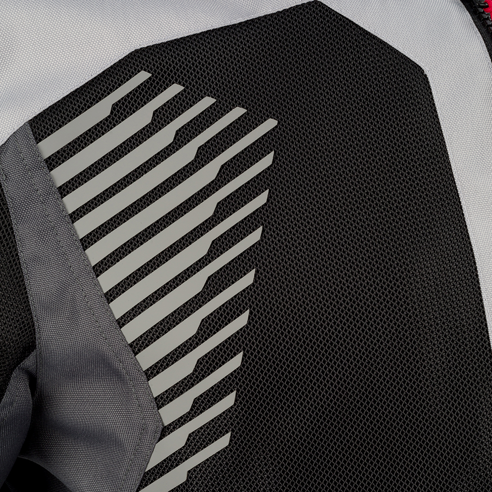 Bering - Blouson Bakundu Gris Clair / Noir / Rouge