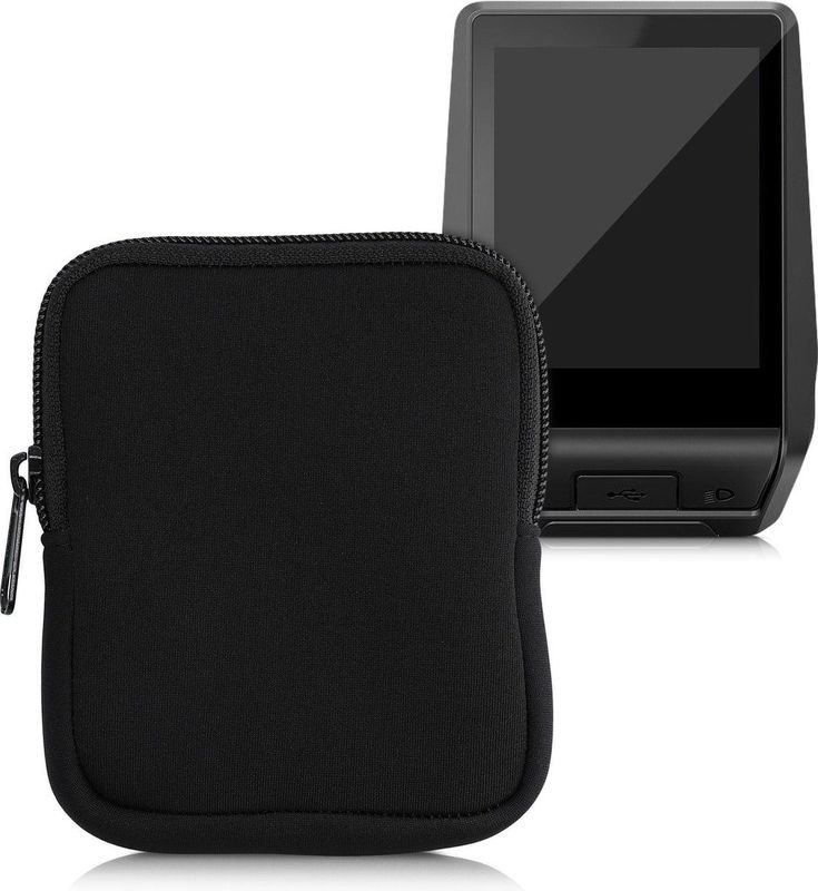 kwmobile hoesje voor e-bike display - Waterdichte display cover elektrische fiets - Van neopreen in zwart