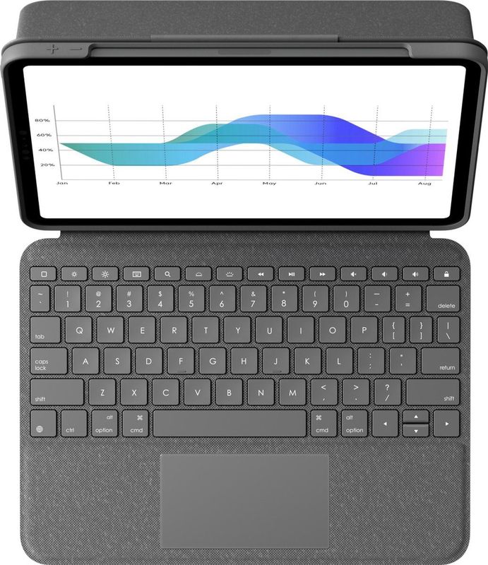 Logitech Folio Touch - Hoes met Toetsenbord - Grafiet - ITA QWERTY