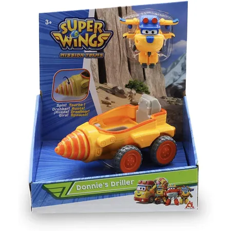 Waiky Super Wings Donnie's Driller