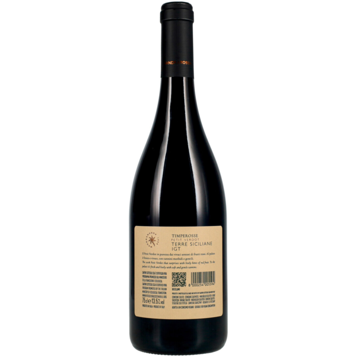 Terre Siciliane IGT Petit Verdot Timperosse Mandrarossa -75cl