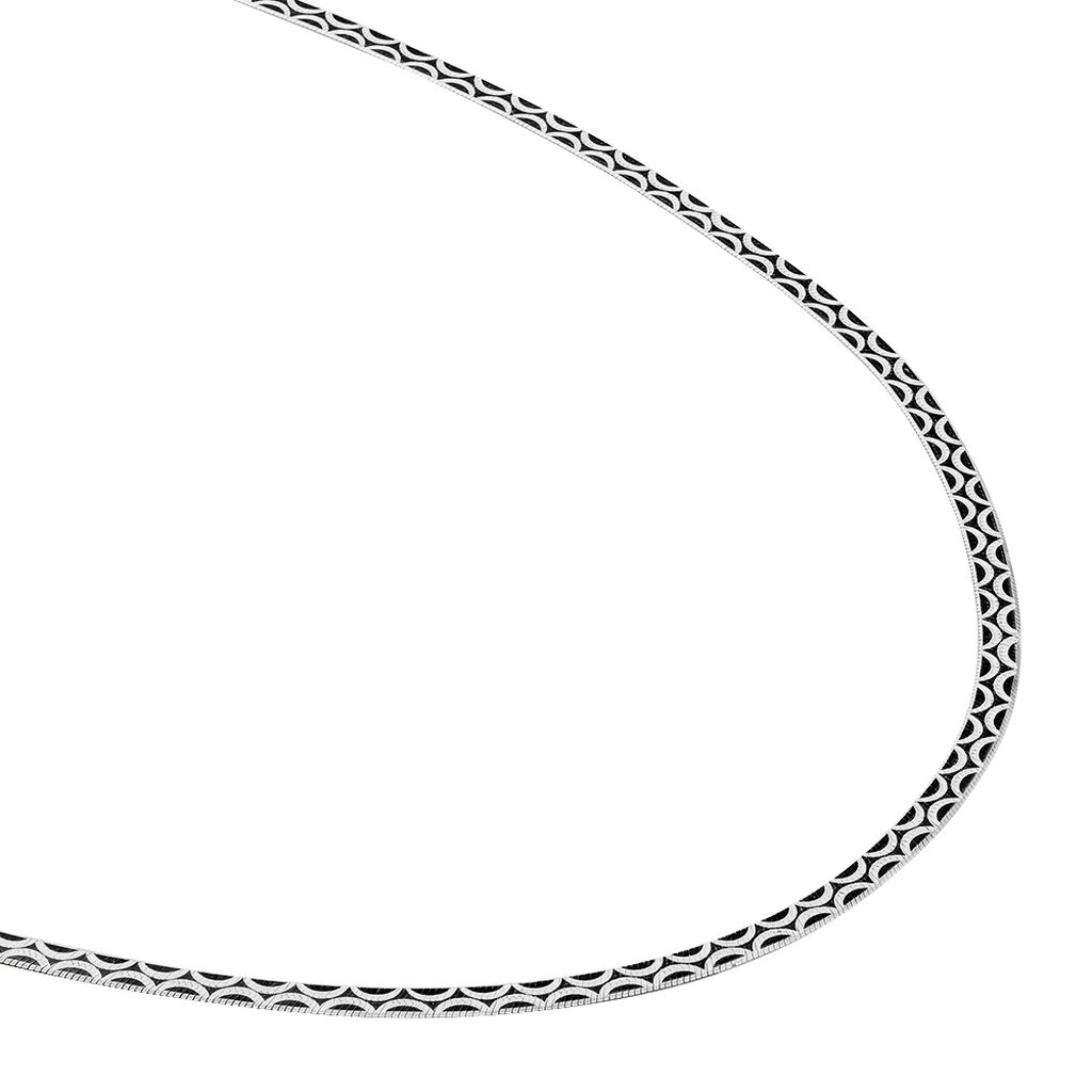 Collier Kalyane Argent Bicolore