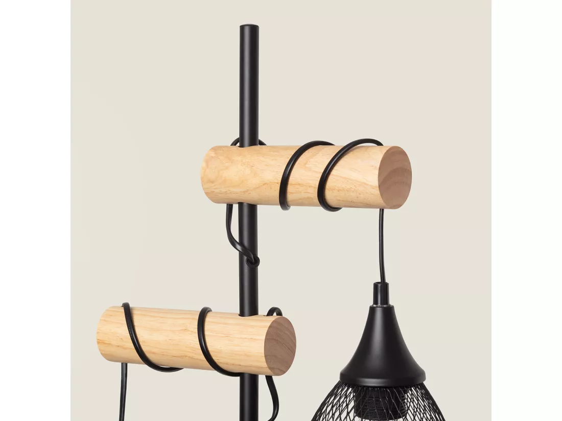 Lampadaire Monah WiFi avec Variateur Noir