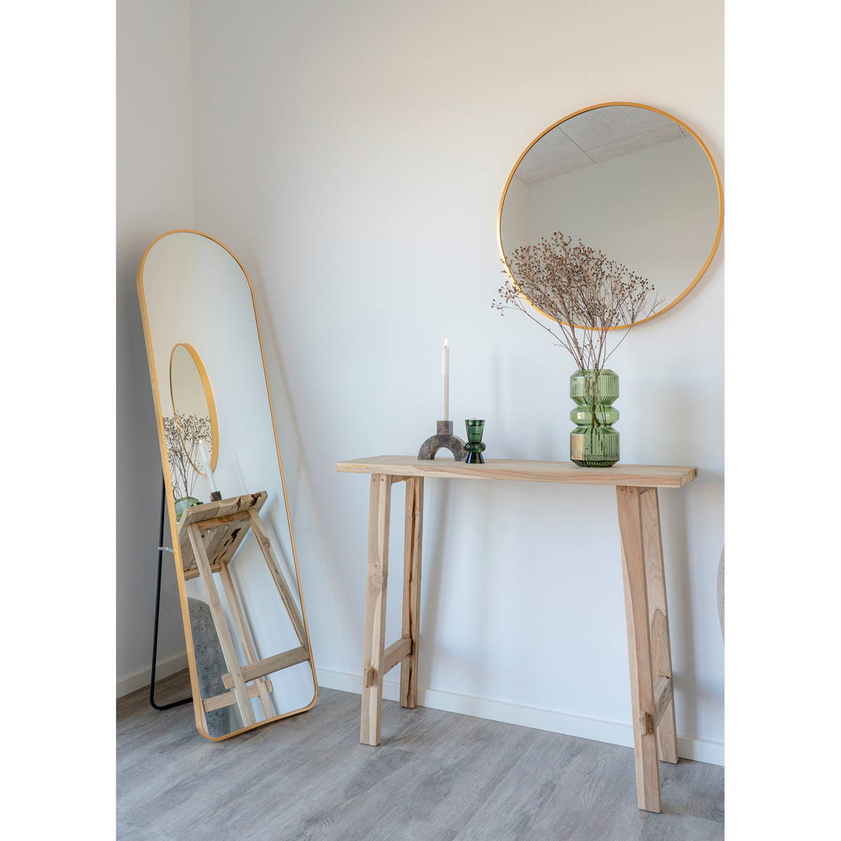 Houten sidetable Guusje Guusje houten sidetable naturel - 90 x 30 cm