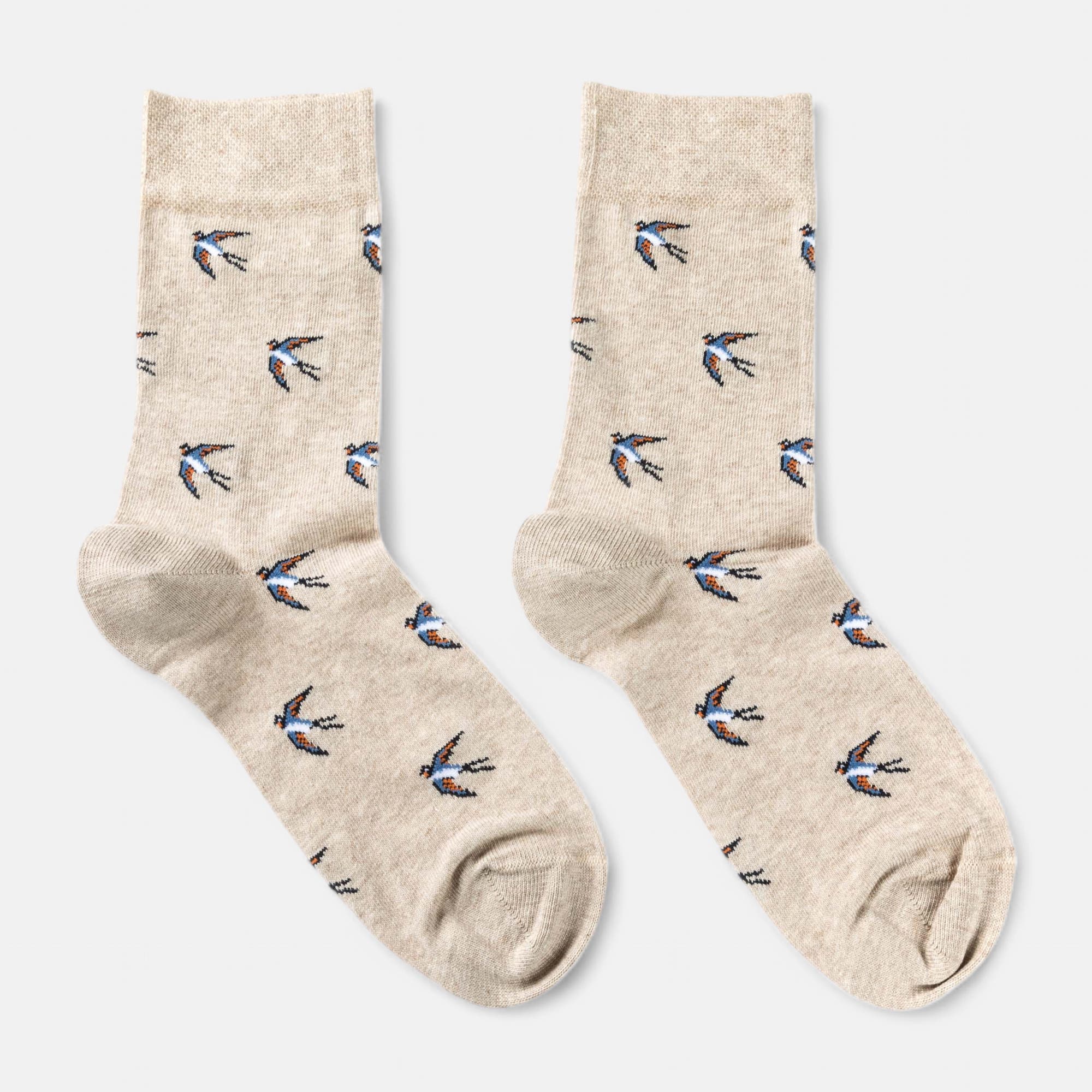 Chaussettes Femme beige
