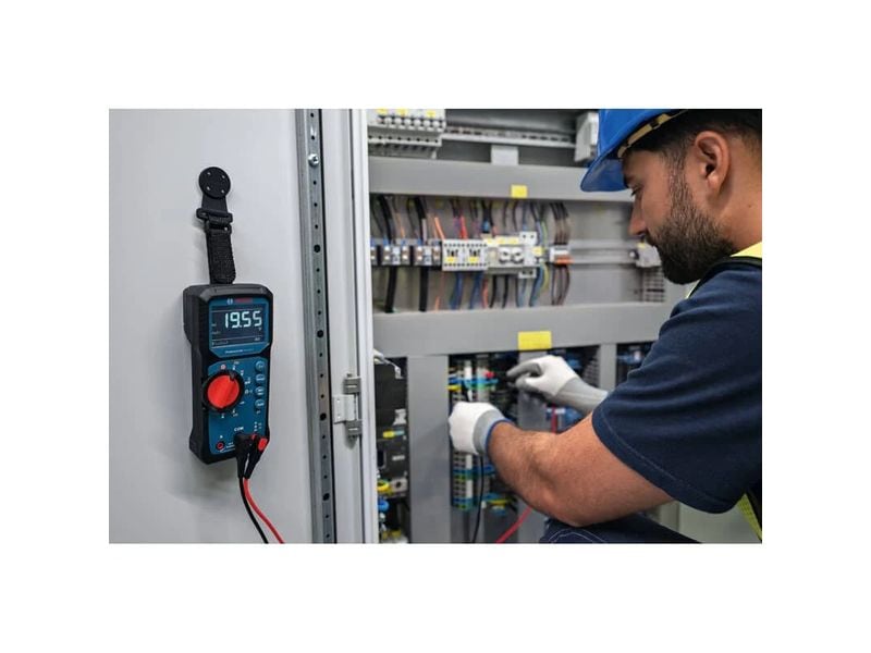 Bosch Professional Multimeter GDM 600-15 Präzises Digitalmultimeter mit True RMS, invertiertem LCD und vielseitigen Messfunktionen