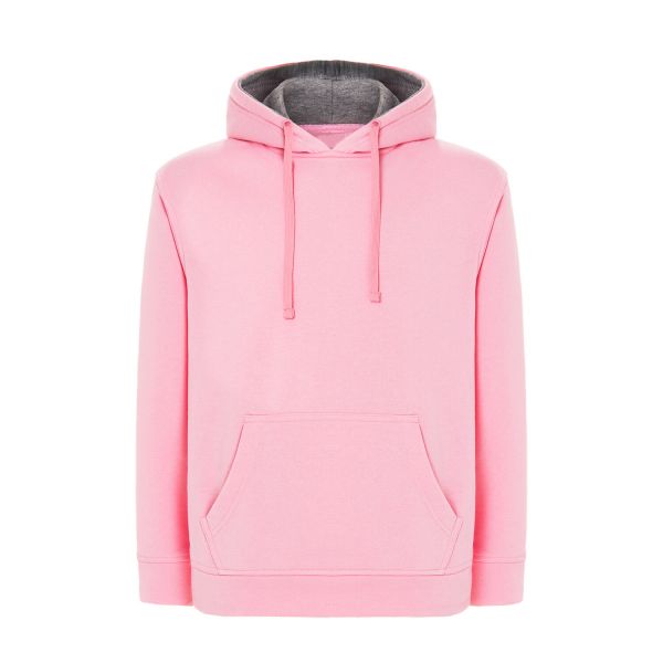 FYL Sweatshirt c/ Capuz Unissexo Rosa e Cinza S - POSWE450