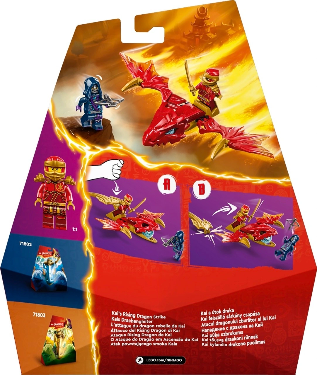 LEGO® NINJAGO 71801 KAIS DRACHENGLEITER