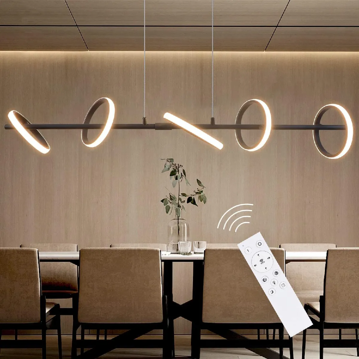 Nettlife LED Moderne Noir - 42W - Helam