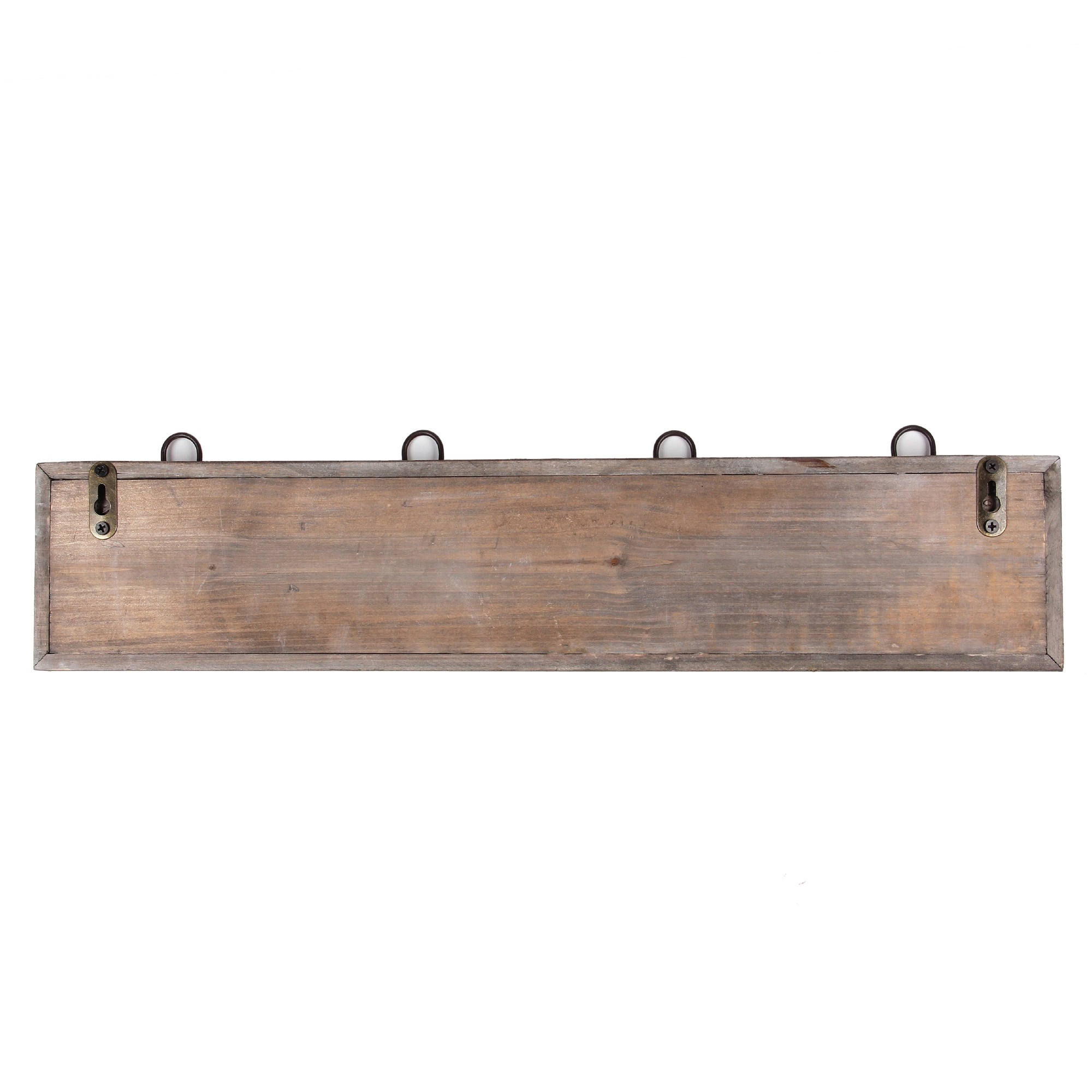 4er Hakenleiste, natur, T 6cm, B 60cm, H 12cm von fischer's lagerhaus