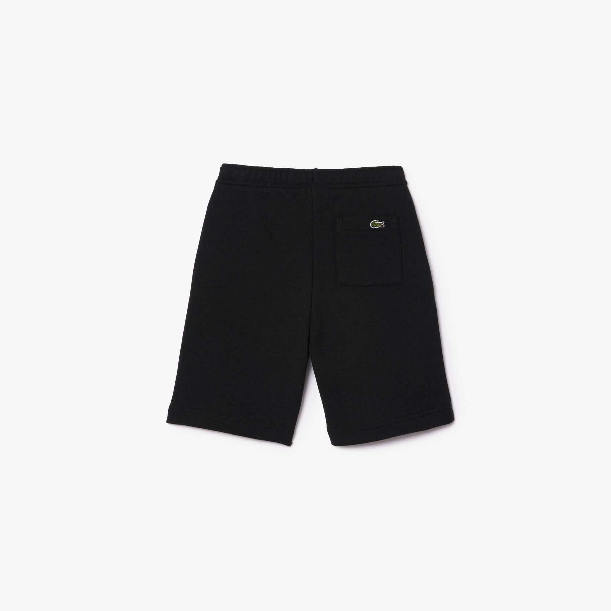 Short en molleton avec badge crocodile Pantalons & Shorts - Noir - Lacoste - Enfant
