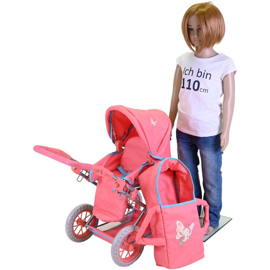 knorr toys® Puppenwagen Ruby NICI Spring rosa