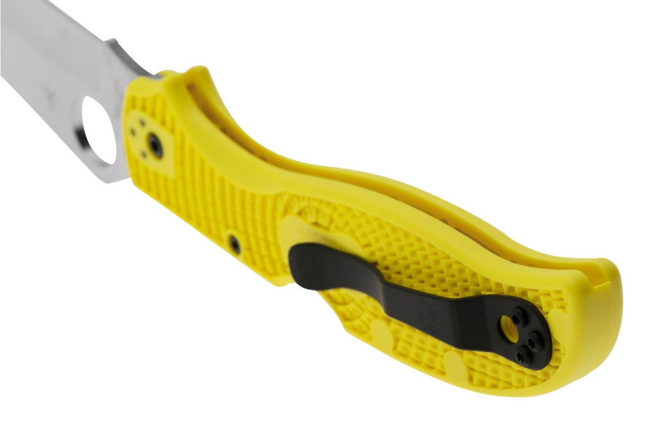 Spyderco Stretch 2 XL Salt H-2 C258PYL Yellow FRN, zakmes