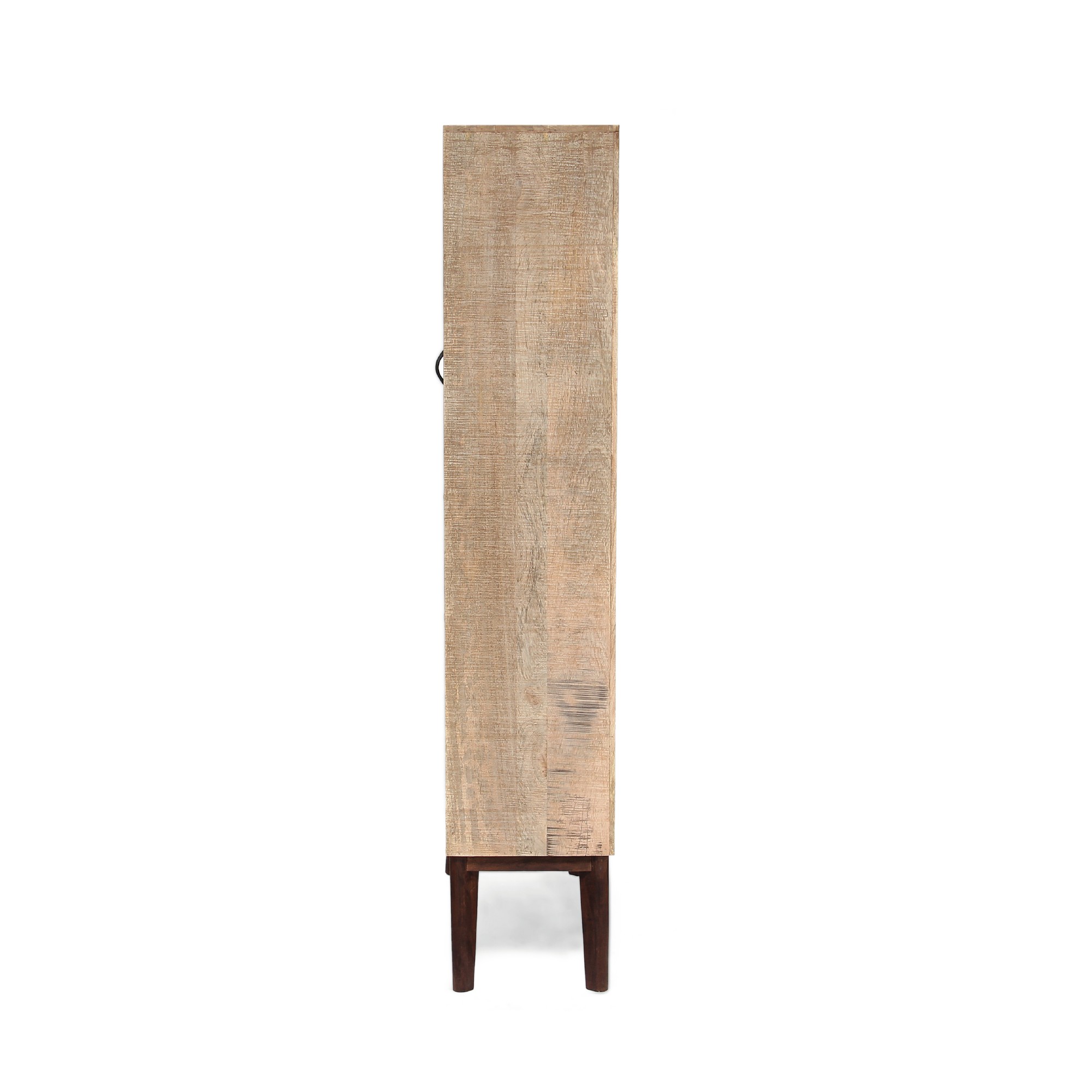 Regalschrank 'Berkhood', natur, braun, B 100 cm, H 181 cm, T 36 cm von fischer's lagerhaus