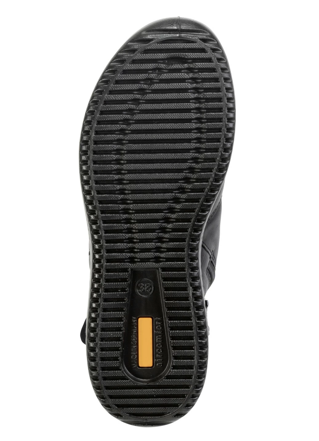 Bootie mit glänzend geprägtem Fersenbesatz