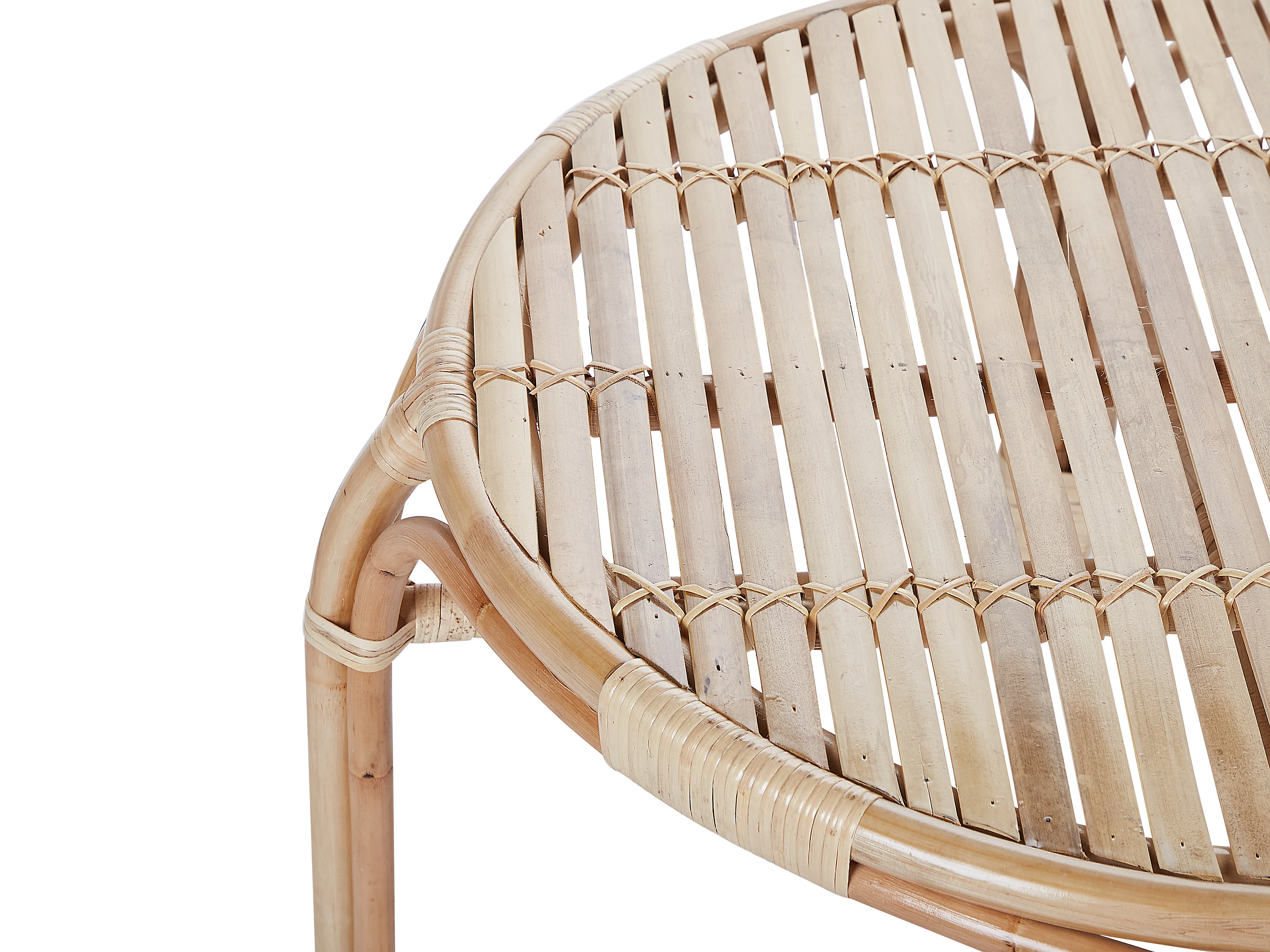 Loungeset met tafel 4-zits BRINDISI Rotan Natuurlijk