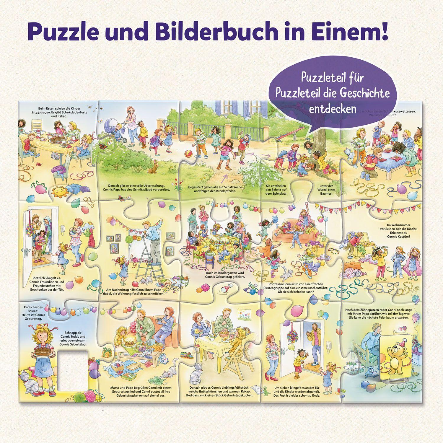 Story-Puzzle CONNI HAT GEBURTSTAG 15-teilig