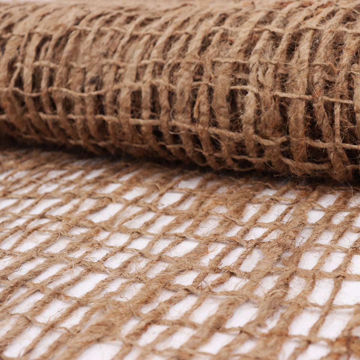 24m x 1,20m oevermat, oevermat voor vijverfolie, jute doek 500g, 1,2m breed.