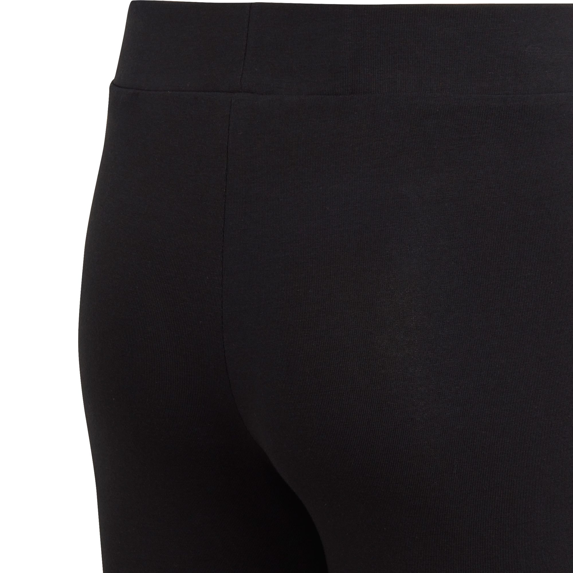 adidas Essentials Linear Logo Cotton Leggings Mädchen schwarz