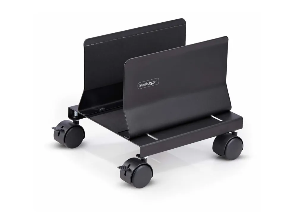 StarTech.com Computer Tower Cart Rolling CPU Caddy w/ Wheels, Adjustable - Vogn med hjul - for personal computer - stål - sort