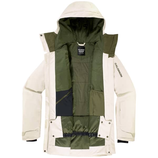 Veste de ski SALOMON STANCE CARGO JACKET W ALMOND MILK