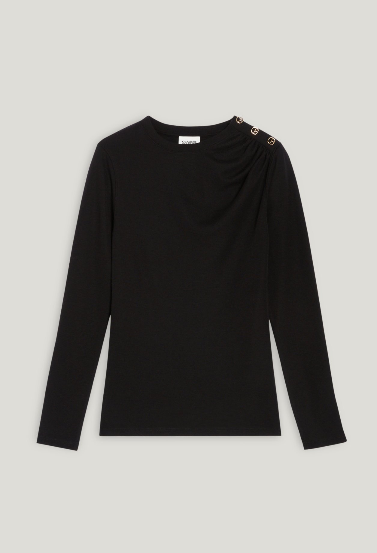 T-shirt laine noir