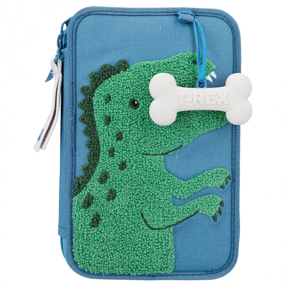 Køb Dino World Mini Blå Dino Penalhus