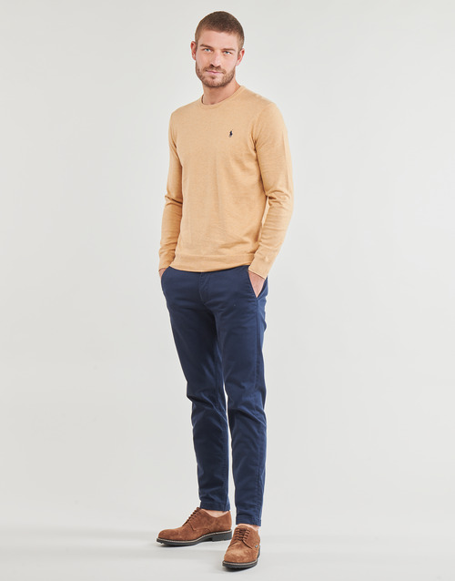 Polo Ralph Lauren - PULLS COL ROND EN PIMA COTON Beige / Camel / Mezcla