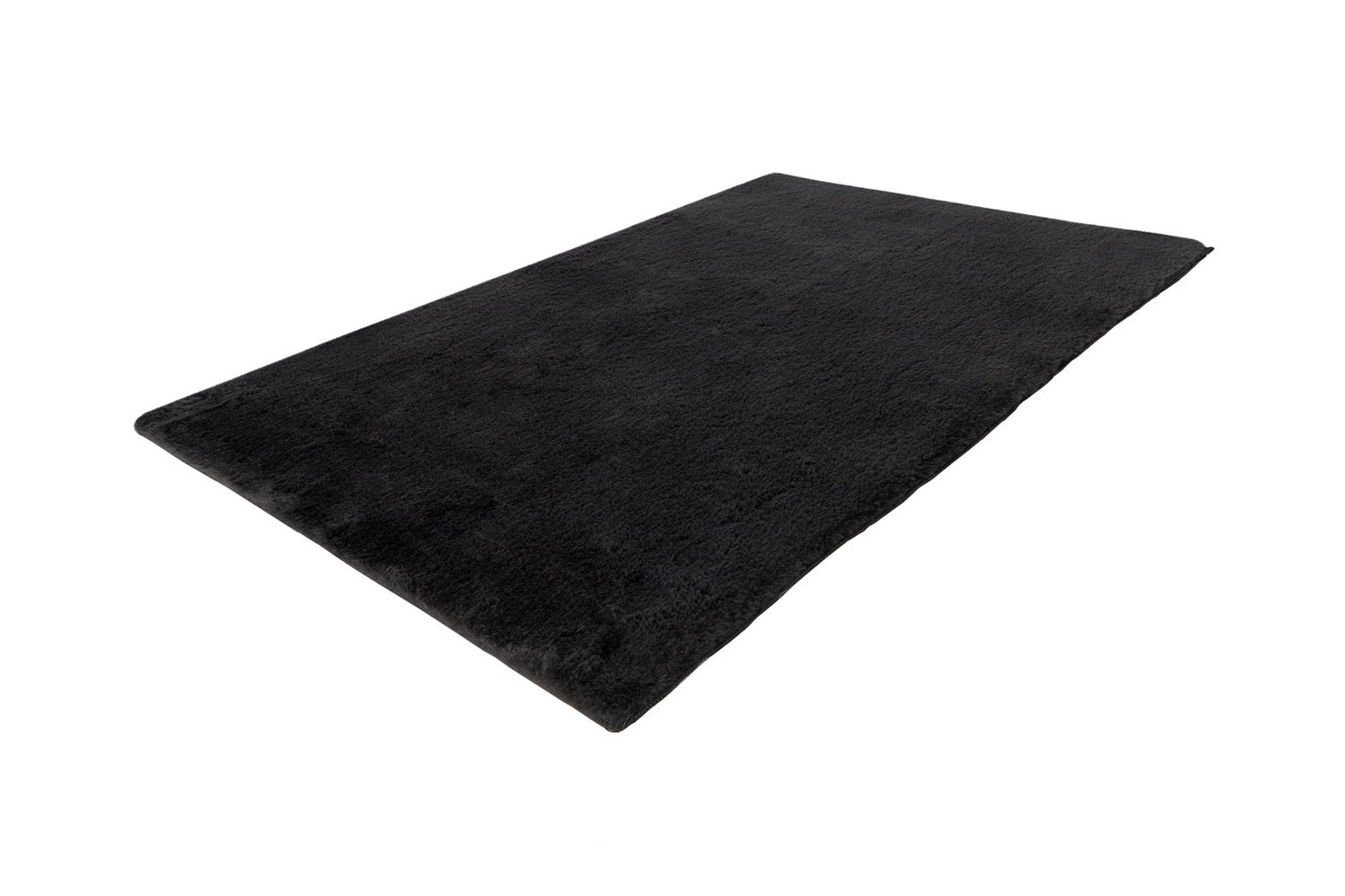Kortpolig tapijt Enchantia donkergrijs 22 mm effen kleur 50 x 90 cm