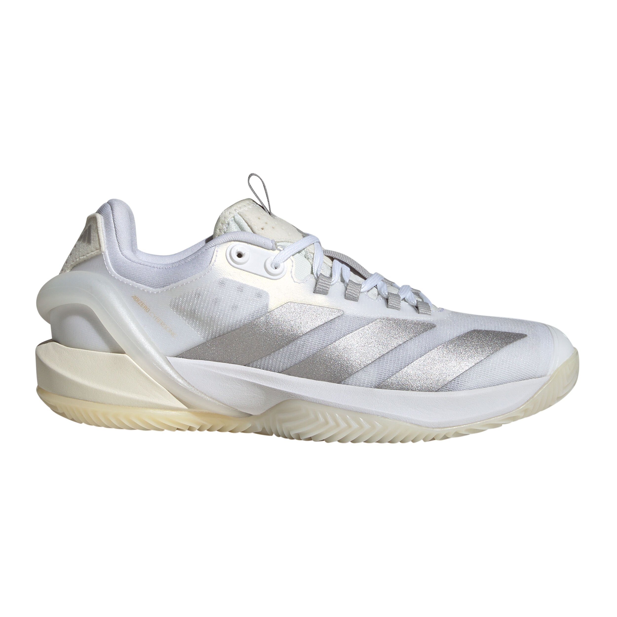 adidas Adizero Cybersonic Chaussure Terre Battue Femmes - Blanc , Argent