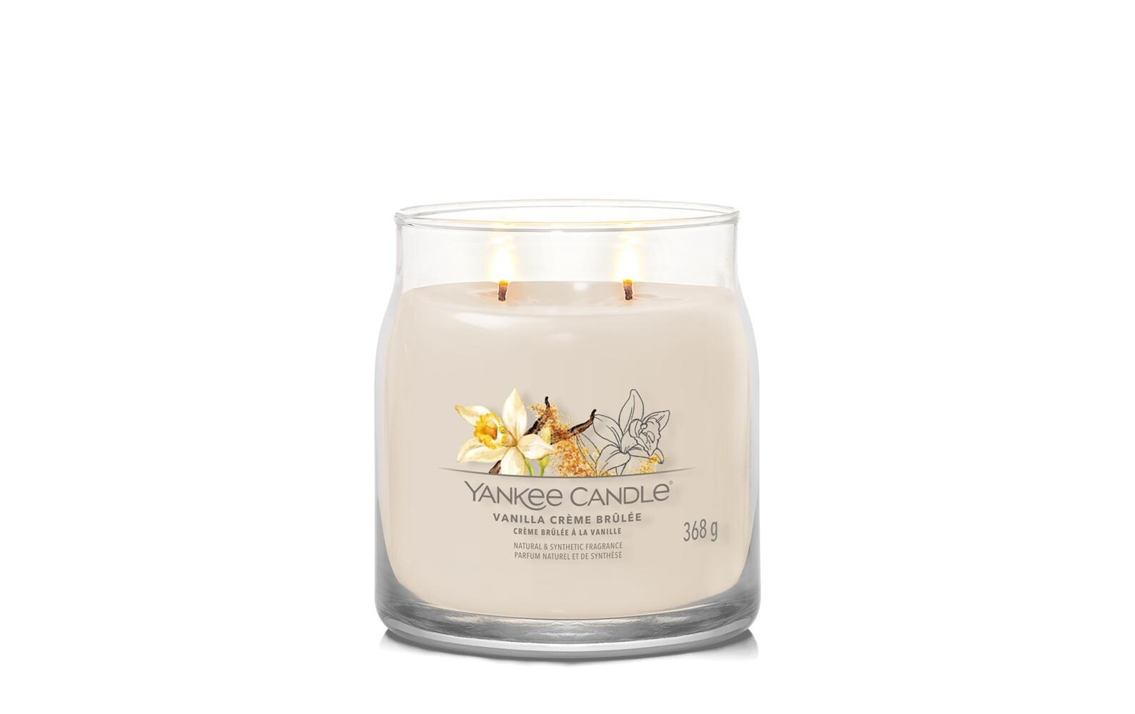 Duftkerze »Yankee Candle Signature Vanilla Crème Brûlée Signature Medium Jar«