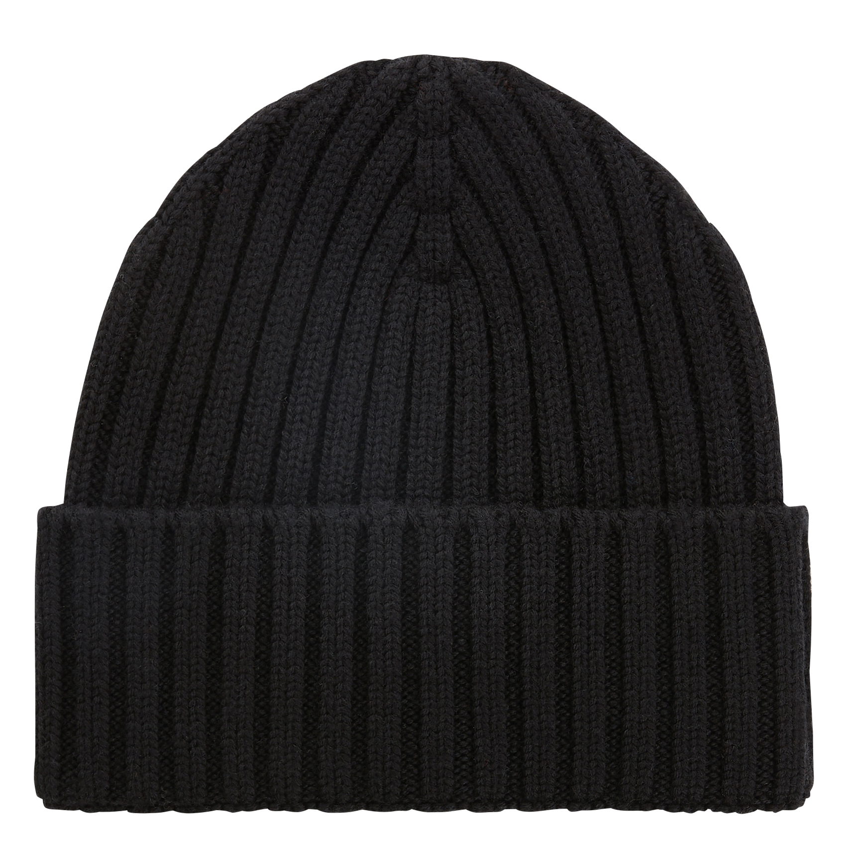 Bonnet en laine mérinos | Noir