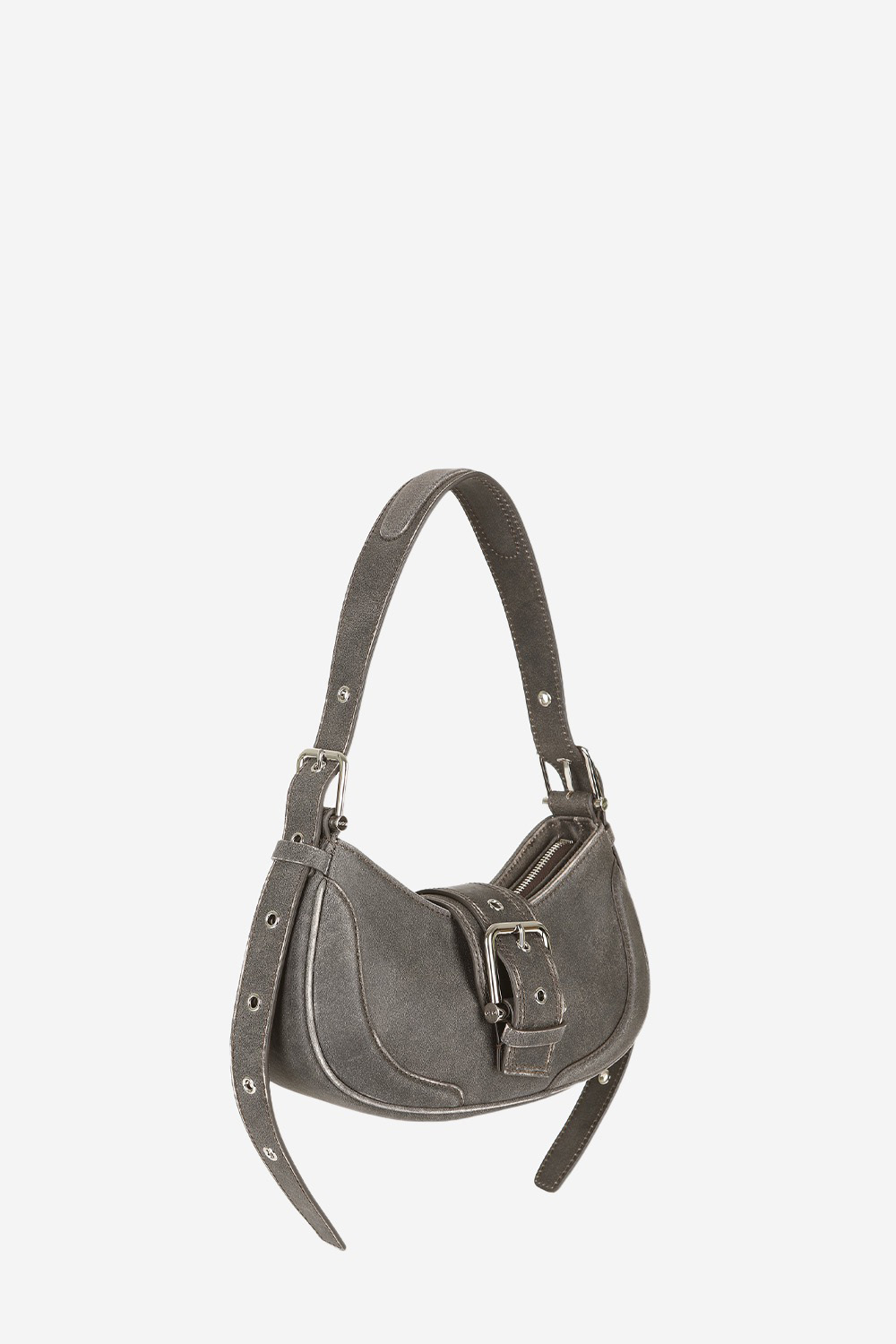 Hobo brocle leather shoulder bag